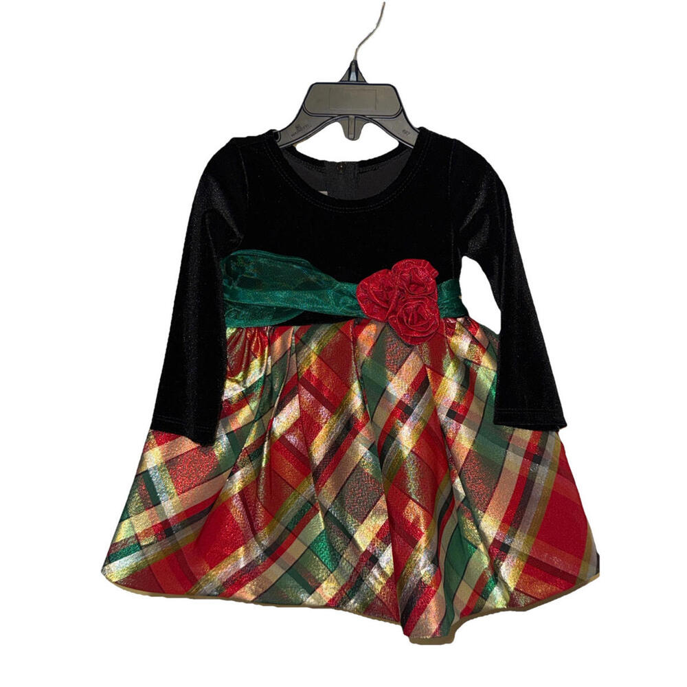 Iris & Ivy Baby Girl's 3-6 Months Traditional Holiday Christmas Dress